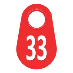 Étiquette d'identification pour le cou #33