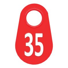 Étiquette d'identification pour le cou #35