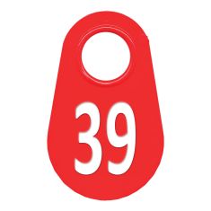 Étiquette d'identification pour le cou #39