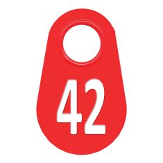 Étiquette d'identification pour le cou #42