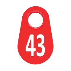 Étiquette d'identification pour le cou #43