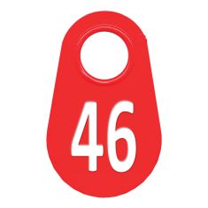 Étiquette d'identification pour le cou #46