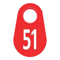 Étiquette d'identification pour le cou #51