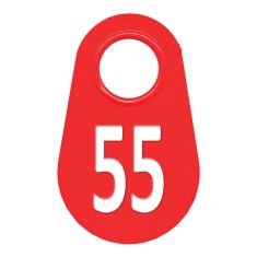 Étiquette d'identification pour le cou #55
