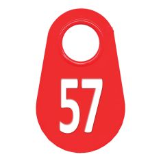 Étiquette d'identification pour le cou #57