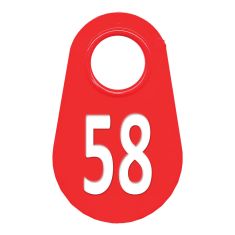 Étiquette d'identification pour le cou #58