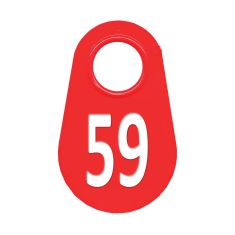 Étiquette d'identification pour le cou #59