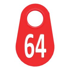 Étiquette d'identification pour le cou #64