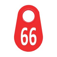 Étiquette d'identification pour le cou #66