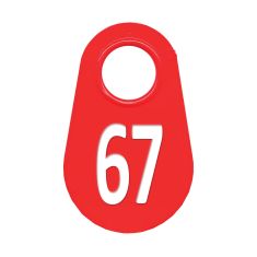 Étiquette d'identification pour le cou #67