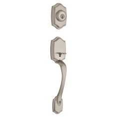 Brentwood Latch Handles, Elements Series, Satin Nickel