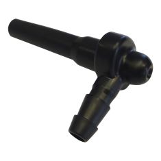 Chalumeau avec sapin Maxflow, 5/16", noir