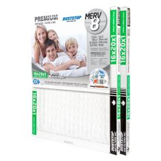 Filtre plissé, 1" x 16" x 20", blanc