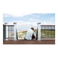 Balustres carrés Estate, noir, 3/4" x 32", 10/pqt