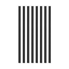 Balustres carrés Estate, noir, 3/4" x 32", 100/pqt