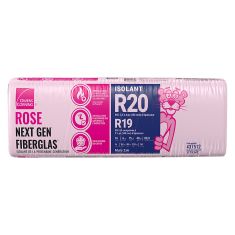 R-20 Pink Next Gen Fiberglas Insulation - 15" x 48" x 6" - Covers 80 sq. ft