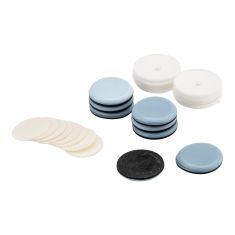 SUPER SLIDEX Gray Round Ultra-Sliding Glides