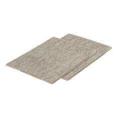 ECO FELTAC - Beige Cut-out Sheet Felt Pads - Beige - 4 1/2" x 6" - 2/Pkg