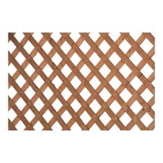 Treillis régulier en bois traité brun, 4' x 8'