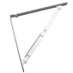 Folding Shelf Bracket - White - 32 mm x 405 mm
