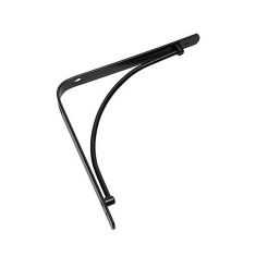 Decorative Shelf Bracket - Matte black - 20 mm x 8"