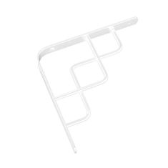 Decorative Shelf Bracket - White - 20 mm x 8"
