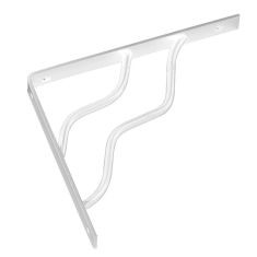 Decorative Shelf Bracket - White - 20 mm x 8"