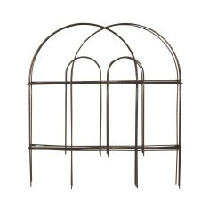 Decorative Garden Fence - Bronze - 8" X 18"