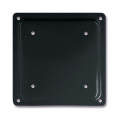 Fixplak 66 Anchor Plate - 6" x 6" -  Black
