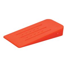 Coin de plastique, orange, 5"