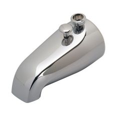 Bathtub and shower diverter spout