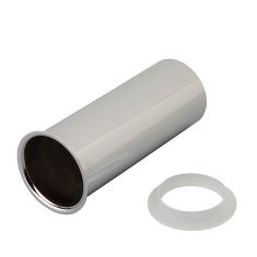 Flanged Tailpiece - Chrome - 1 1/2" X 4"