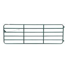 Barrière de ferme extra-robuste, calibre 14, vert, 8'
