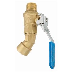 Soupape à bille avec robinet