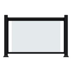 Ensemble de rampe Legacy, noir, 48" x 42"