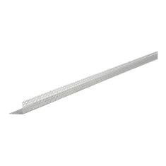 Galvanized steel ventilated rodent-proof L-molding, 1“ x 2” x 10'