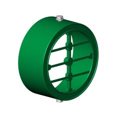 Drain with Large Hole Grates - 4" - Green