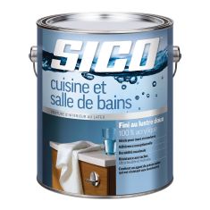 Paint SICO Kitchen and Bathroom, Smooth, Base 1, 3.78 L