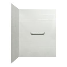 Shower Wall - Supreme - 60" - 2-piece - Acrylic - White