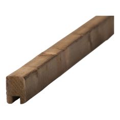 Moulure d'encadrement en bois traité brun, 1" x 2" x 8'