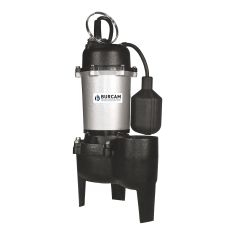 Cast iron zinc submersible sewage pump zinc 1/2 hp 115V