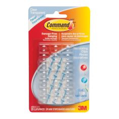 Command clear decorating clip
