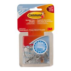 Command Clear Small Wire Hooks Value Pack