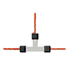 Connecteur en T Litzclip pour fil électrique