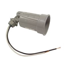 Projecteur seul d'extérieur, gris