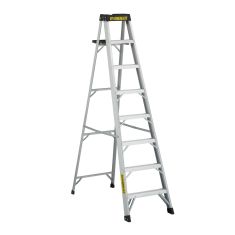 Aluminium step Featherlite ladder - 8'