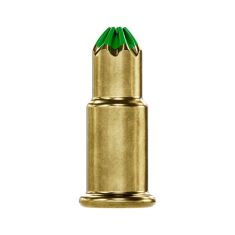 .22 caliber A crimp loads - Green - 100/Pkg