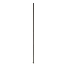 Round universal baluster - 5/8" x 40 1/2" - Silver