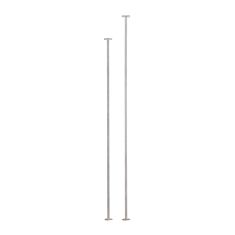 Stair Balusters - 1/2" x 36-40" - 2/Pkg - Silver