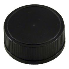 Bouchon, noir, 18 mm